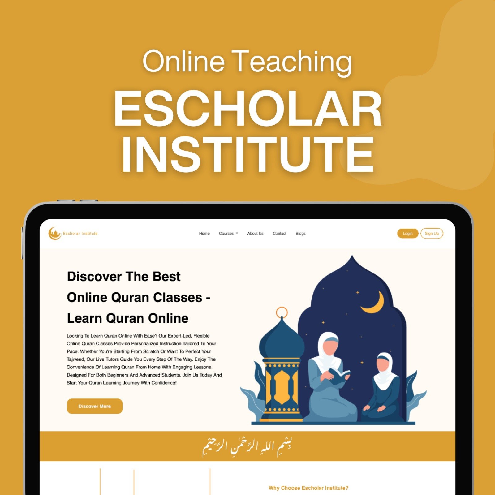 eScholar Institute – Online Quran Learning Platform